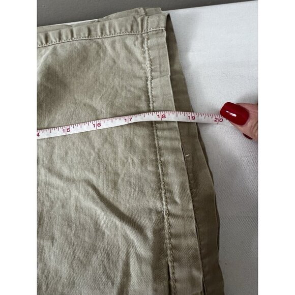 Gap Y2K Vintage Vibes Boyfriend Khaki Shorts Sz 12 Preppy Utility Coastal Beachy - Picture 14 of 15